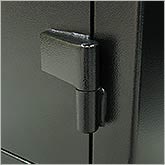 Heavy duty hinges used on all Colorado Safe Company premium safes.