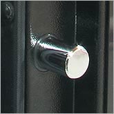 Large diameter chrome steel bolts used on all Colorado Safe Company vaults.